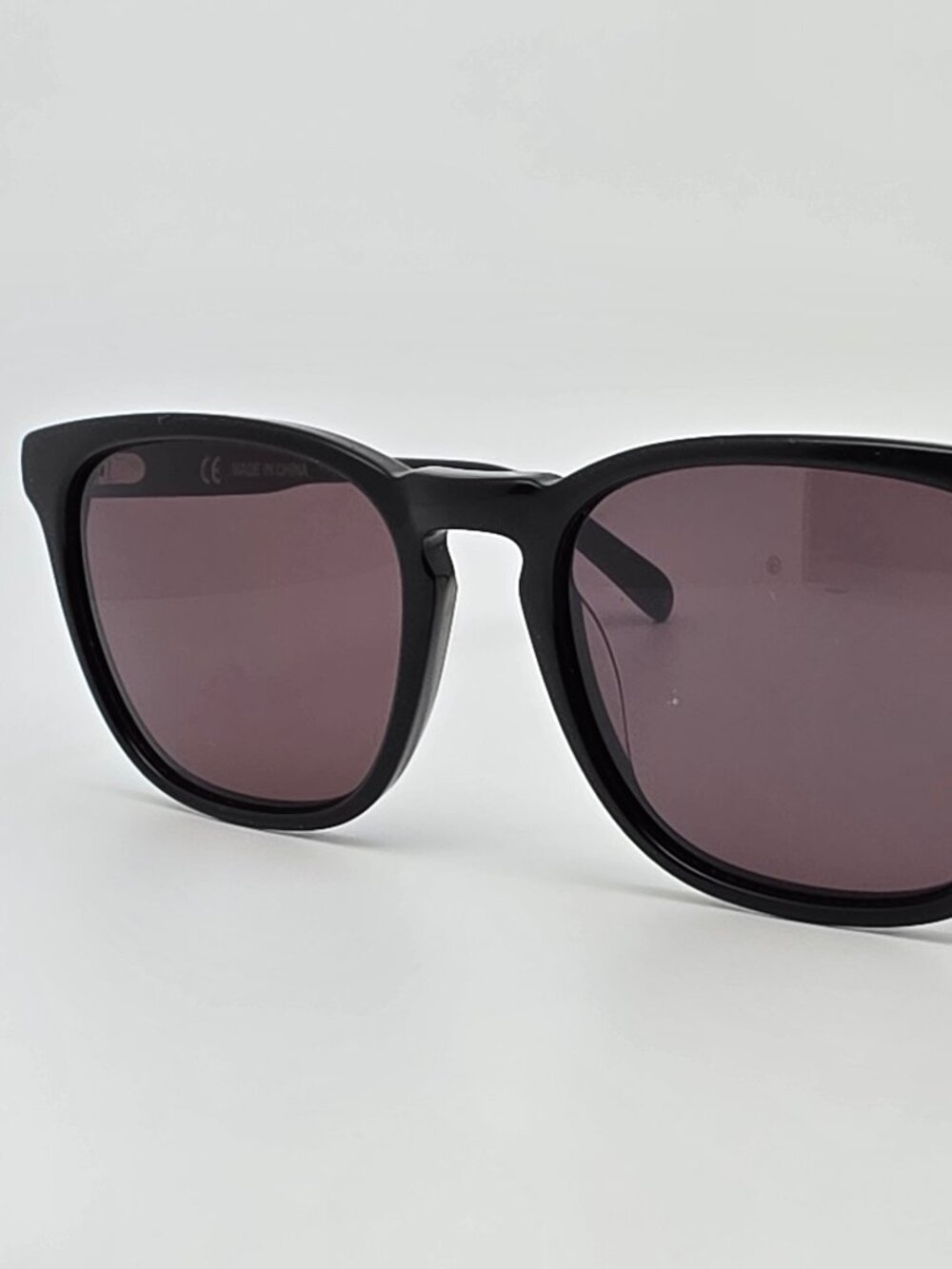 Madewell Danford Gloss Black Frame Grey Lens Sunglasses w/ Flexhinge 50-15-141
